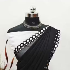 Black trending sarees mirror