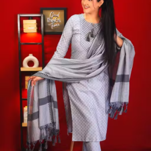 cotton embroidered kurti pant set for women||pure cotton kurti pant set||festive cotton kurti pant set