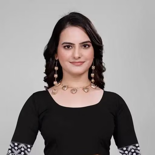 Plain Georgette Saree Enhanced with Designer Lace Border - Image 3