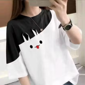 Women's Oversized Graphic Print T-Shirt