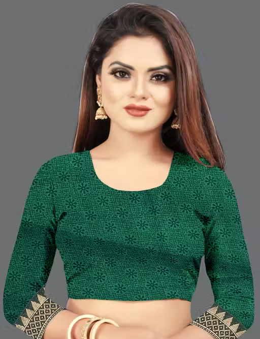 Maharani Daily Wear Bollywood Style Bandhani Printed Saree For Women with Unstitch Blouse Piece - Image 4