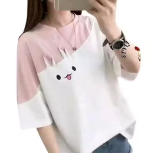 Women's Pikachu Print Oversized T-Shirt – White