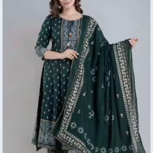 Printed Viscose Kurta Set for Women