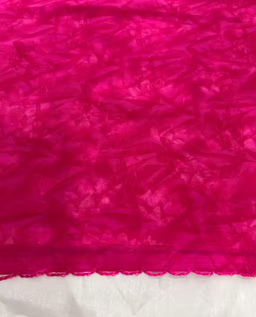 Georgette Printed Saree (With Lace) - Image 4