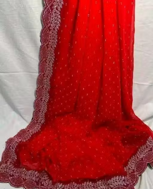 "saree" "georgette saree" "saree new collection" "redy to wear saree" " saree" "silk saree" "partywear saree" - Image 2