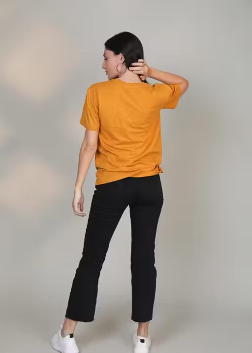 Graphic Print Women Round Neck T-Shirt (Combo Pack of 2) - Image 2