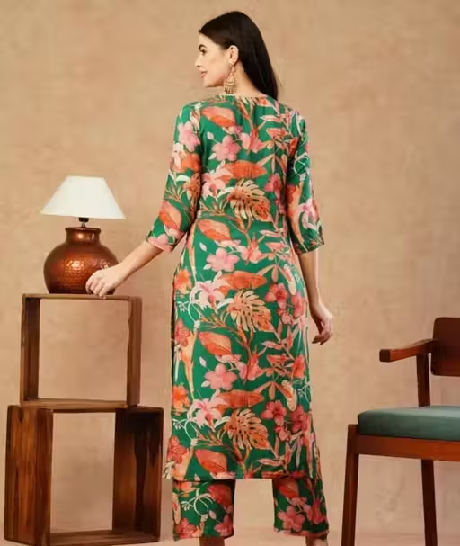 Cotton Kurta Palazzos for Women - Image 4