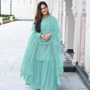 Printed Viscose Kurta Set for Women