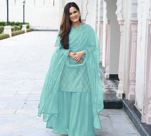 Printed Viscose Kurta Set for Women
