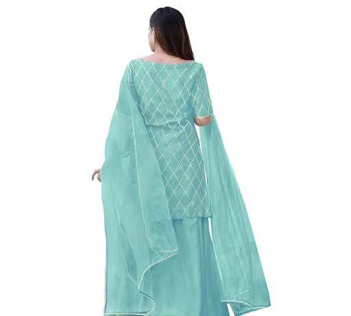 Printed Viscose Kurta Set for Women - Image 2