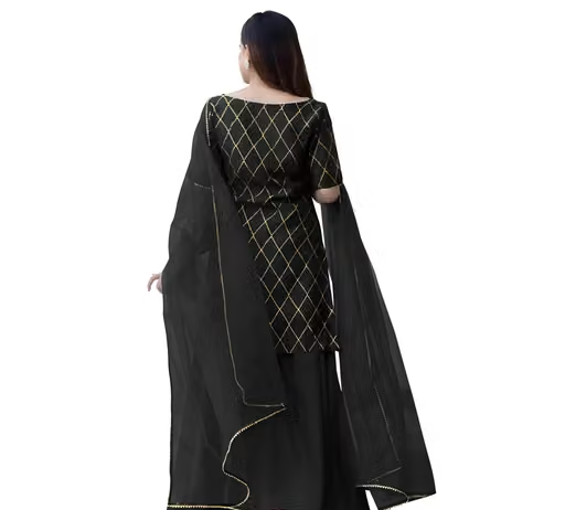 Printed Viscose Kurta Set for Women - Image 3