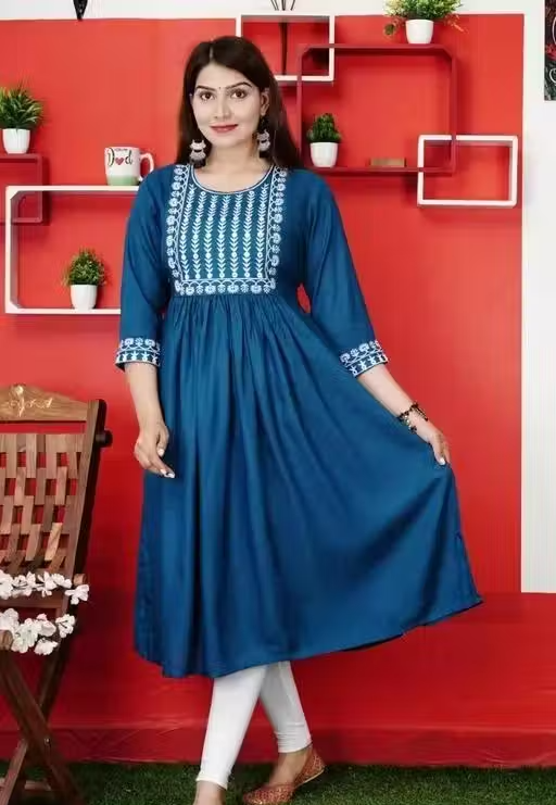rayon kurtis for women - Image 4