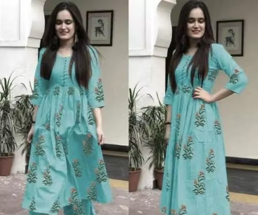 Cotton Kurta Palazzos for Women