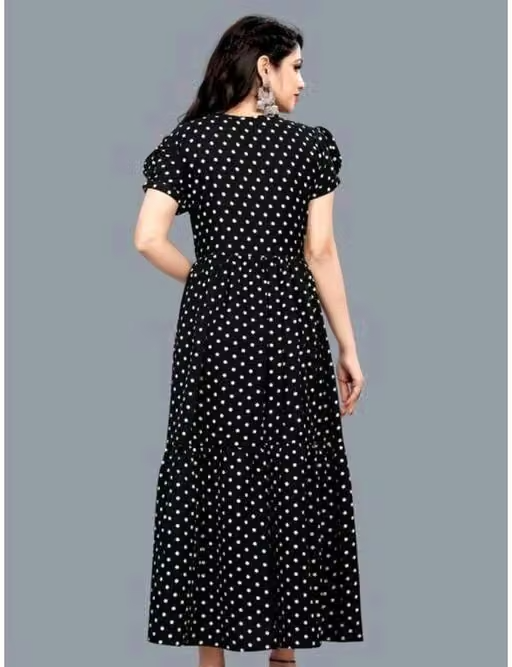 Polyster/Crepe fabric-Kurti Aanarkali And Dressh - Image 3
