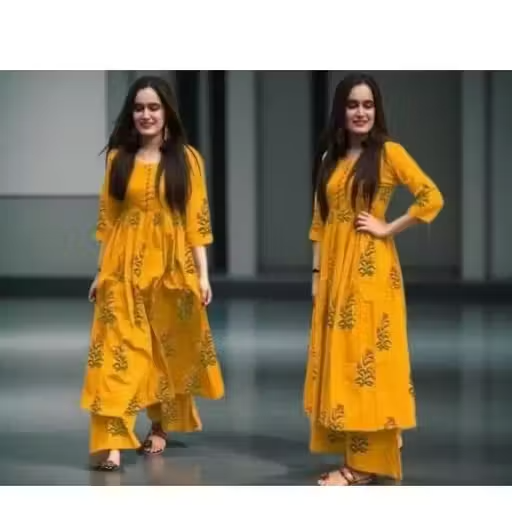 Cotton Kurta Palazzos for Women