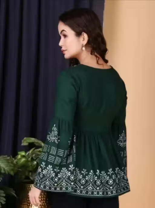 Wine Kurti for Women - Image 3