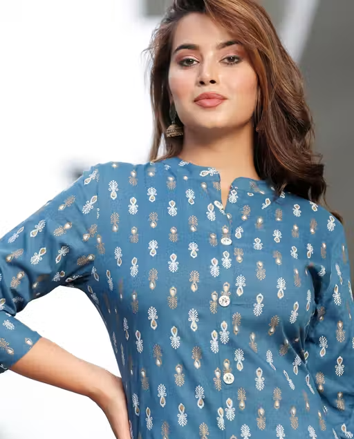 Rayon Kurta Palazzos for Women - Image 4