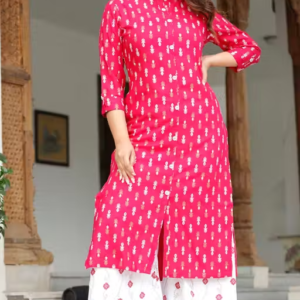 Rayon Kurta Palazzos for Women
