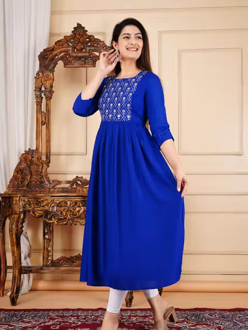 Anarkali Gown embroidry - Image 4