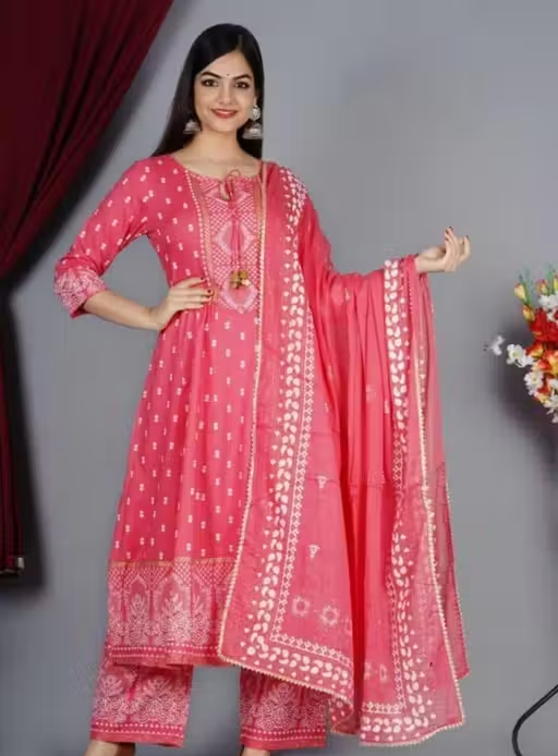 Rayon Kurta Palazzos for Women