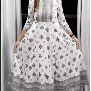 Women Anarkali Printed Kurti