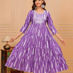 Women Embroidered Anarkali kurti