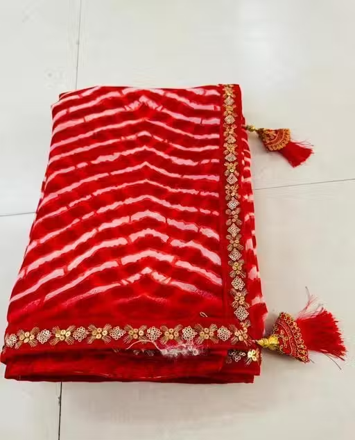 bandhej sarees , bandhani sarees , pure silk sarees ,trending sarees , new collection , crepe silk sarees , turkey silk sarees - Image 4