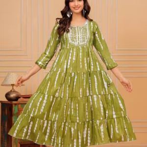 Women Embroidered Anarkali kurti