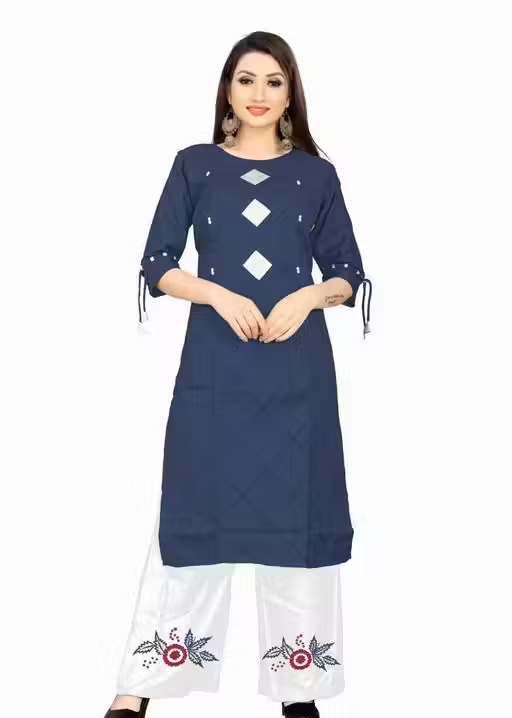 Cotton Kurta Palazzos for Women