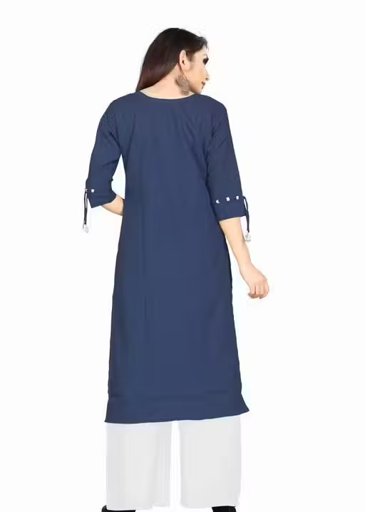Cotton Kurta Palazzos for Women - Image 3