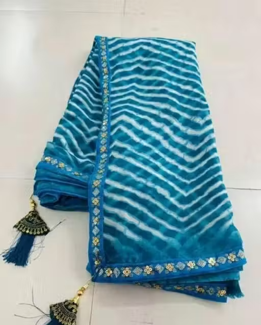 bandhej sarees , bandhani sarees , pure silk sarees ,trending sarees , new collection , crepe silk sarees , turkey silk sarees - Image 2