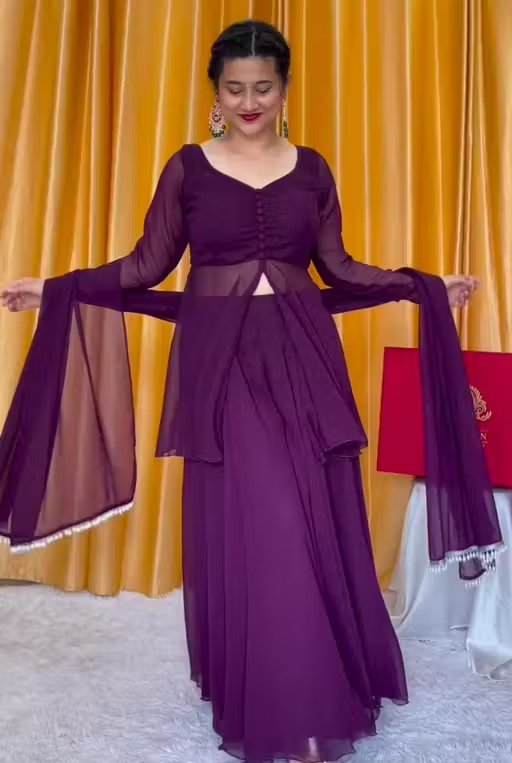 Georgette Kurta Set for Women - Image 3
