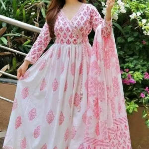 ANARKALI KURTI WITH DUPATTA