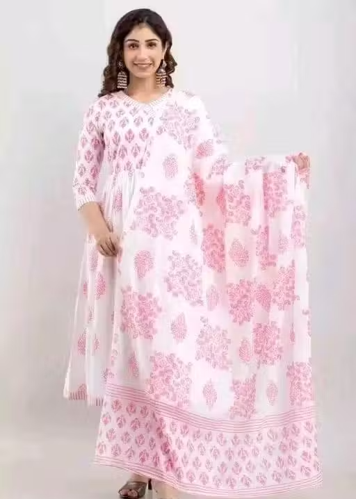 ANARKALI KURTI WITH DUPATTA - Image 2