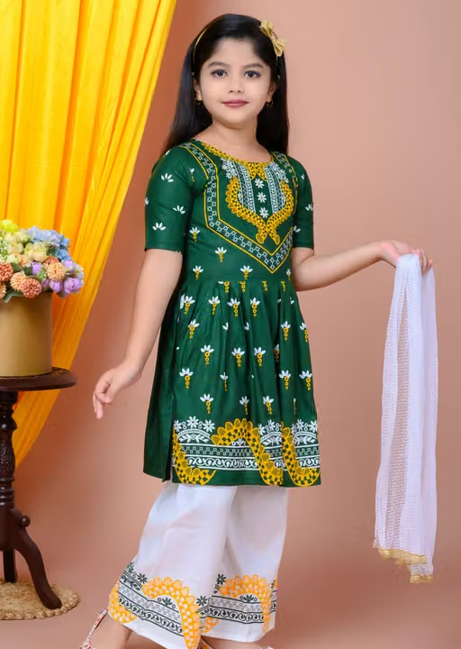 Printed Rayon Kurta for Women - Image 3