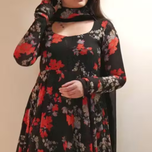 Printed Viscose Kurta Set for Women