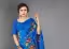 Women's Desinger Georgette Floral Printed Saree with Blouse Piece