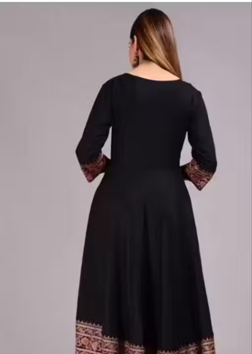 Women Rayon Anarkali Kurti - Image 2