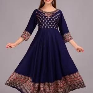 Women RayonAnarkali Kurti