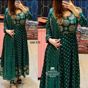 STYLISH POYAL PRINT KURTA,PANT AND DUPATTA