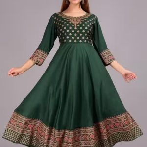 Women Rayon Anarkali Kurti