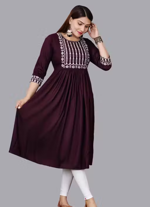 New Embroidered Kurtis - Image 3