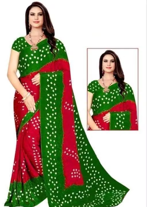 Best georget soft printed saree(georget)