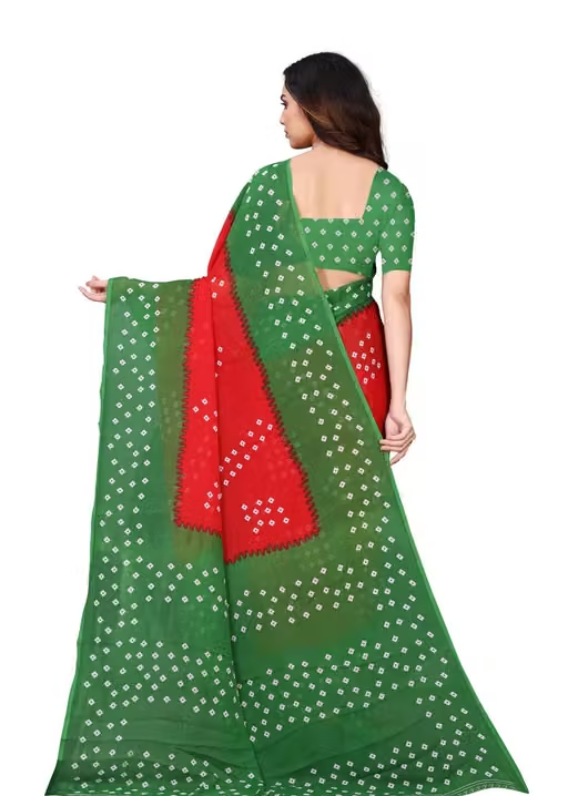 Best georget soft printed saree(georget) - Image 4