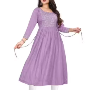 Levendar Purple Seq Gown SSF
