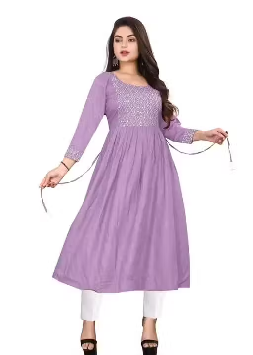 Levendar Purple Seq Gown SSF
