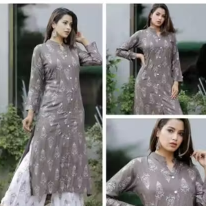Chikankari Rayon Kurta for Women