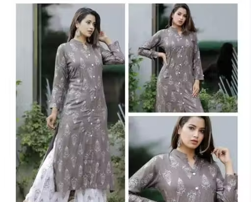 Chikankari Rayon Kurta for Women