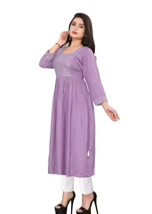 Levendar Purple Seq Gown SSF - Image 2