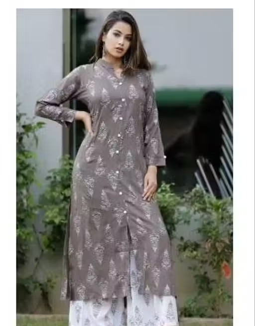 Chikankari Rayon Kurta for Women - Image 2